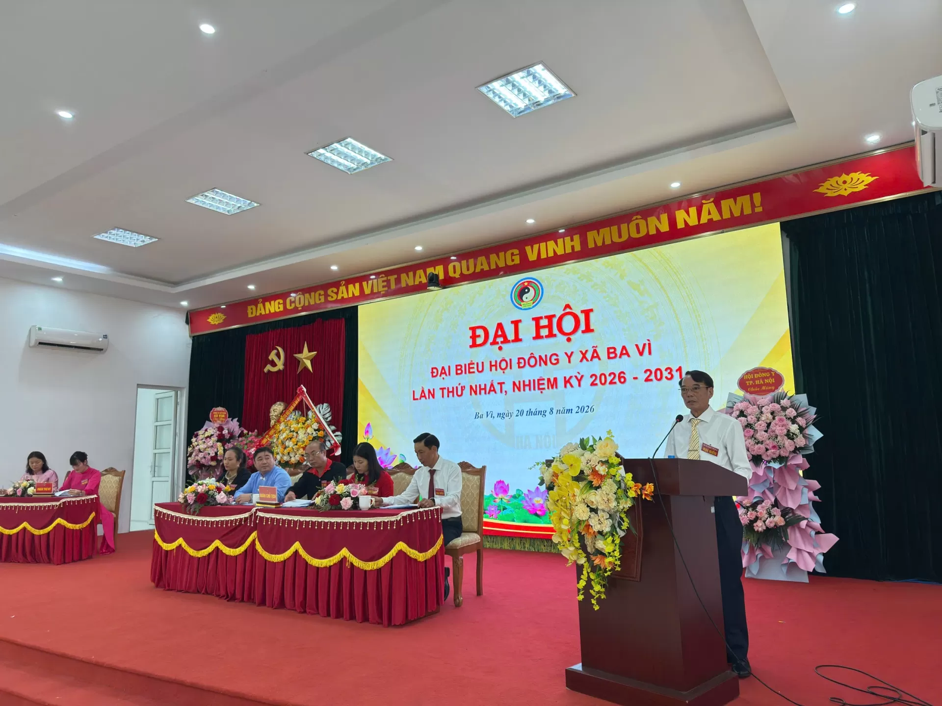 ĐẠI HỘI HỘI ĐÔNG Y XÃ BA VÌ LẦN THỨ I